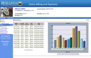 Billing History overview screen