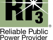 RP3 logo - Reliable Public Power Provider