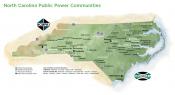 North Carolina Public Power Communities map