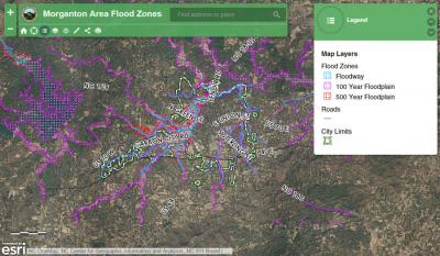 Screenshot of Flood Zone Map