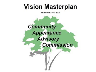 Vision Masterplan | February 03, 2001 | Community Appearance Advisory Commission with tree