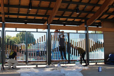 Interweave being installed