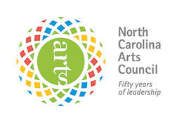 North Carolina Arts Council | Fifty years of leadership logo